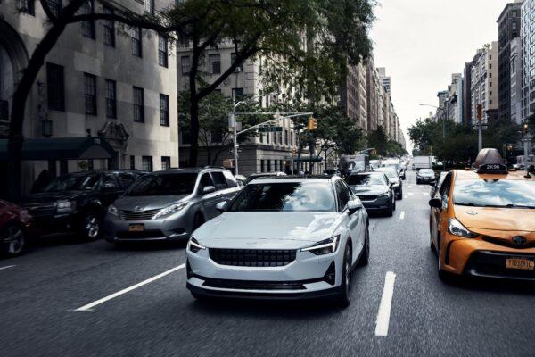 A handsome and modern electric car for the big city living. (Courtesy of Polestar)