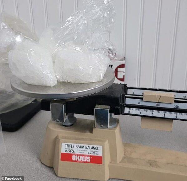 Florida's Franklin County Sheriff's Office busts methamphetamine sale. April 18, 2022 (Courtesy, Franklin County Sheriff's Office)