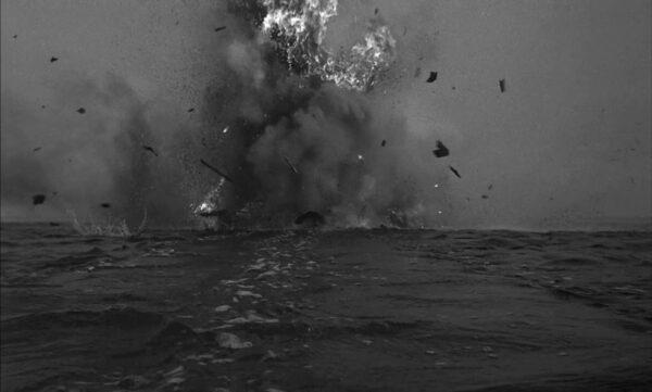 Action on the high seas, in “Run Silent, Run Deep.” (United Artists)