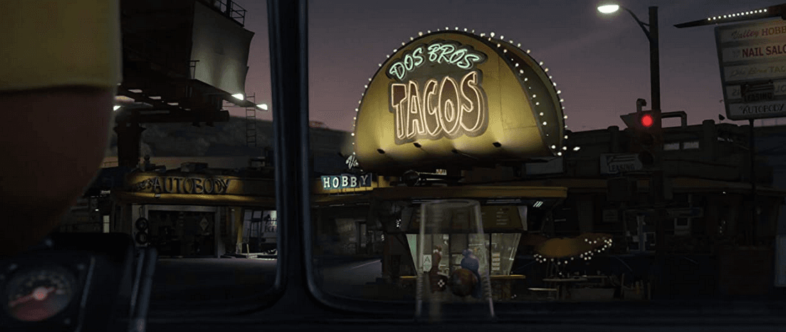 Tito Lopez's (voiced by Michael Peña) Mexican restaurant, in "Turbo." (DreamWorks Animation)
