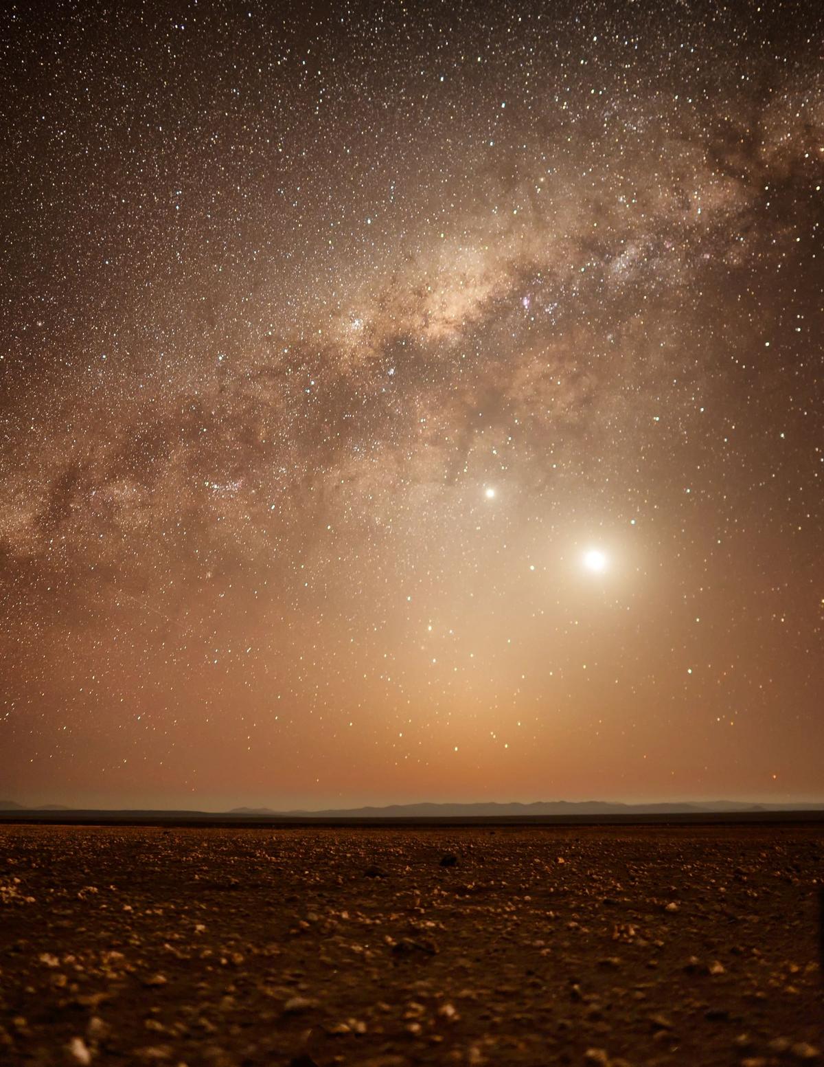 A night in the Atacama desert, Chile. (Courtesy of <a href="https://www.instagram.com/theworldwalk/">Tom Turcich</a>)
