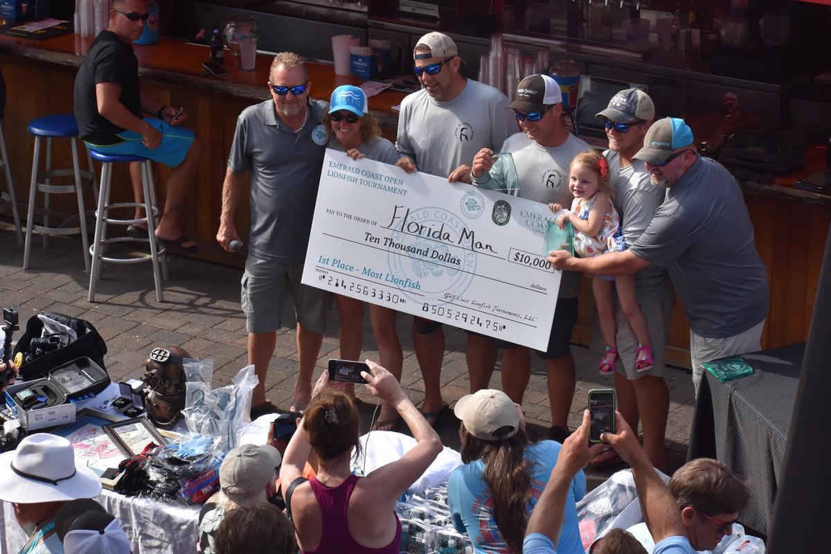 The winner of the Emerald Coast Open gets a trophy and $10,000. (Courtesy of Destin-Fort Walton Beach)