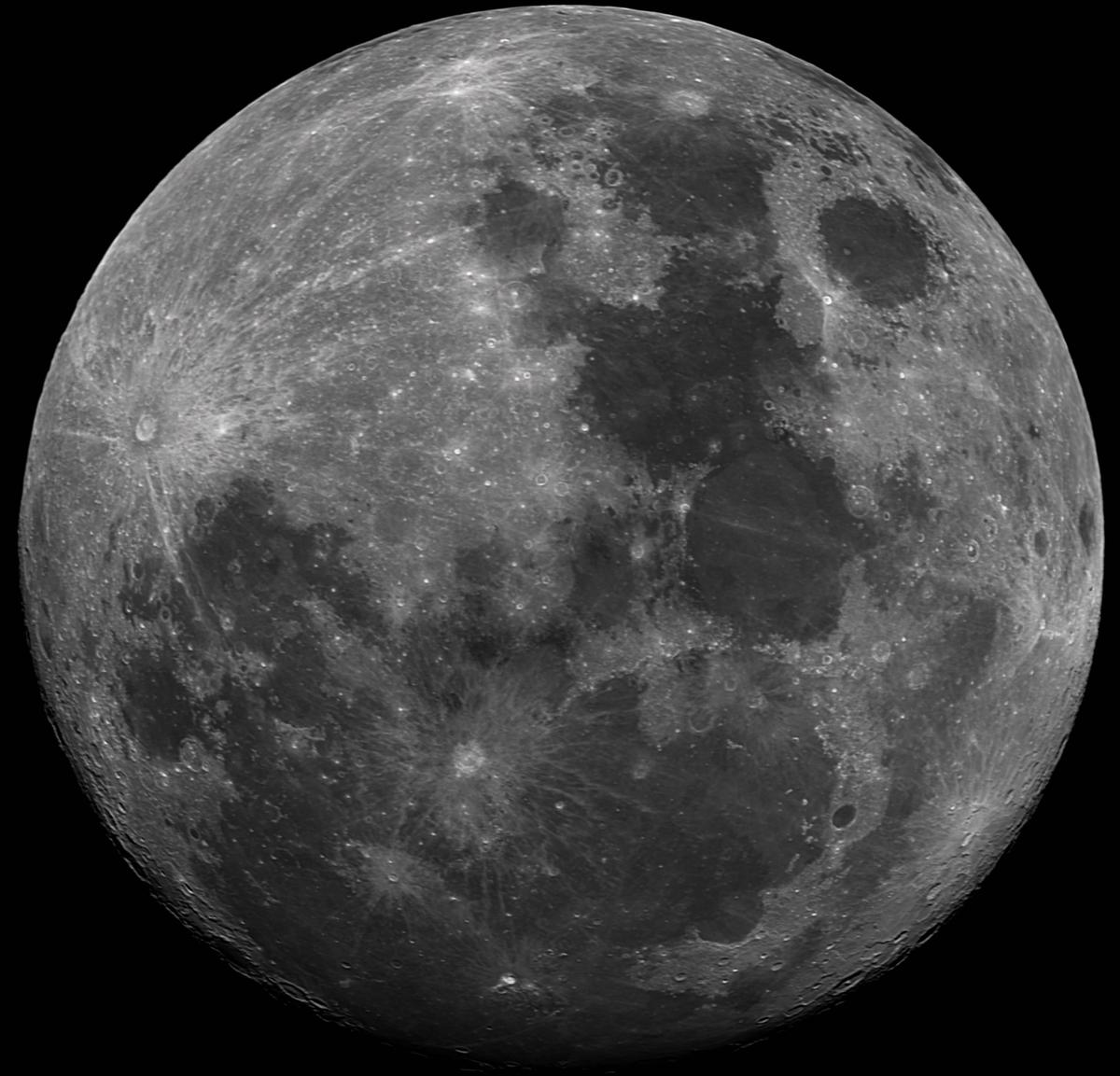 A gibbous moon. (SWNS)