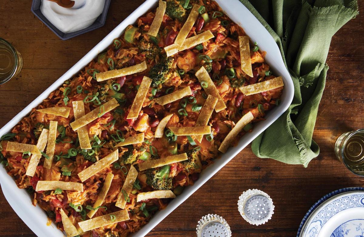 Mexican Chicken and Rice Casserole