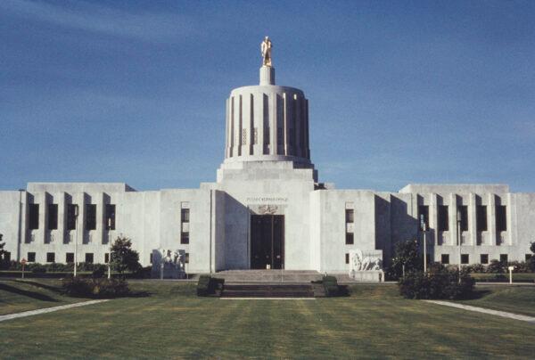 The Oregon State Capitol building in Salem, Ore., circa 1960. (Harvey Meston/Archive Photos/Getty Images)