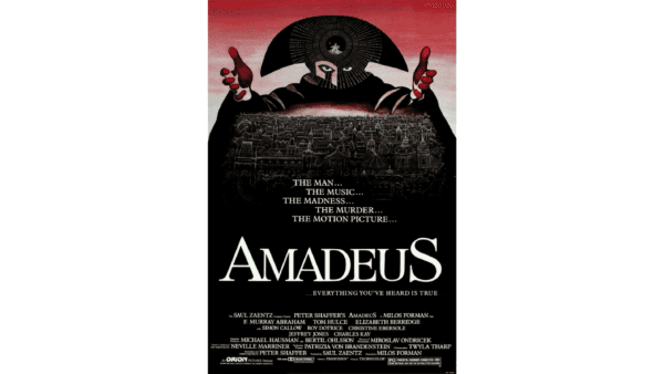  Promotional ad for "Amadeus." (Orion Pictures)
