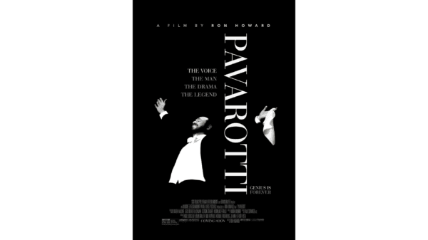  Promotional ad for "Pavarotti." (CBS Films)