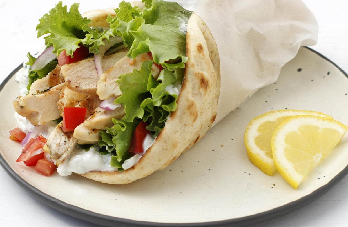 Grilled Chicken Gyros
