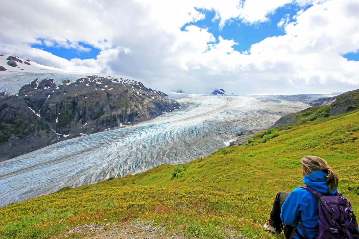 Exit Glacier, Harding Ice Field, Kenai Fjords National Park, Alaska, USA. (reisegraf.ch/Shutterstock)