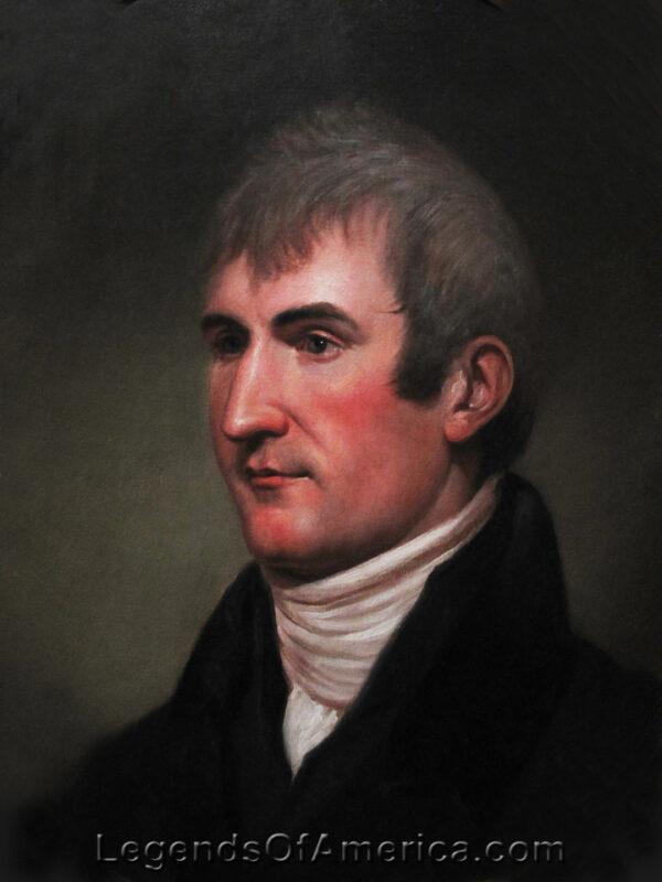 Meriwether Lewis, leader of the Lewis and Clark Expedition.<br/>(Public Domain)