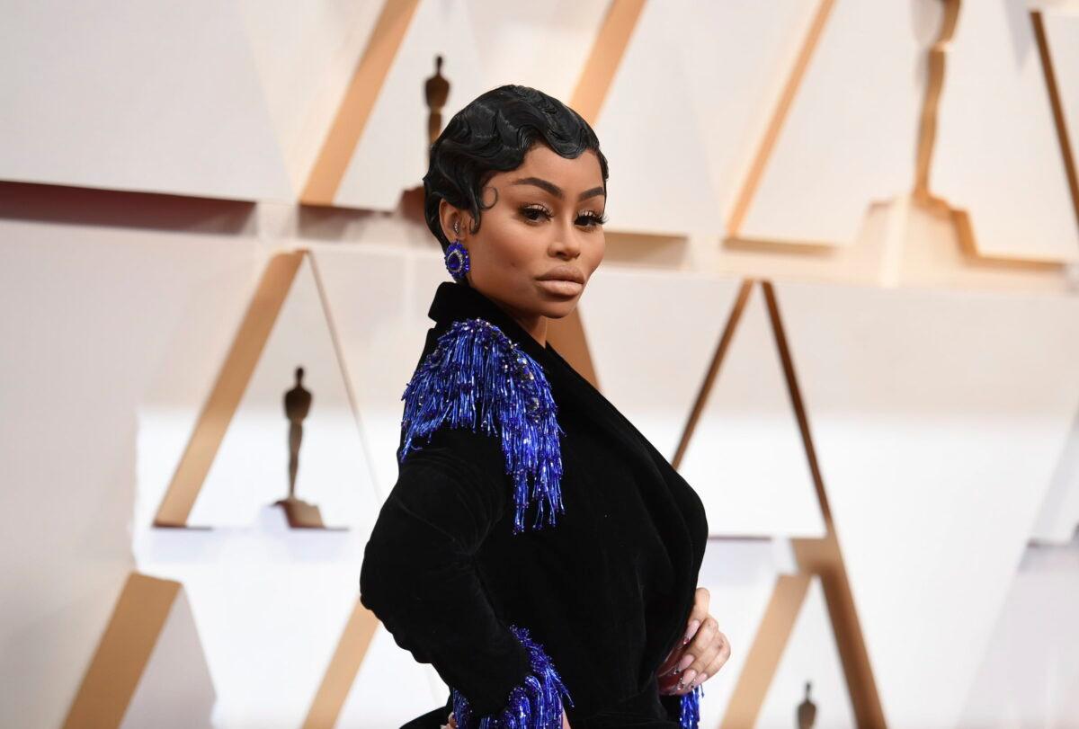 Blac Chyna arrives at the Oscars at the Dolby Theatre in Los Angeles on Feb. 9, 2020. (Richard Shotwell/Invision/AP)