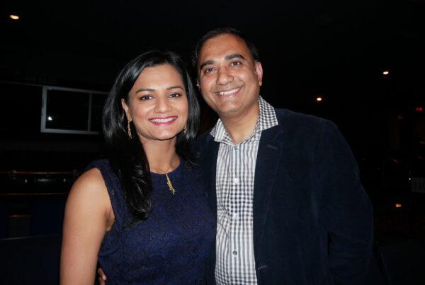 Payal and Mehul Patel at the Shen Yun performance on April 29 in Rosemont, Ill. (Sherry Dong/ The Epoch Times)