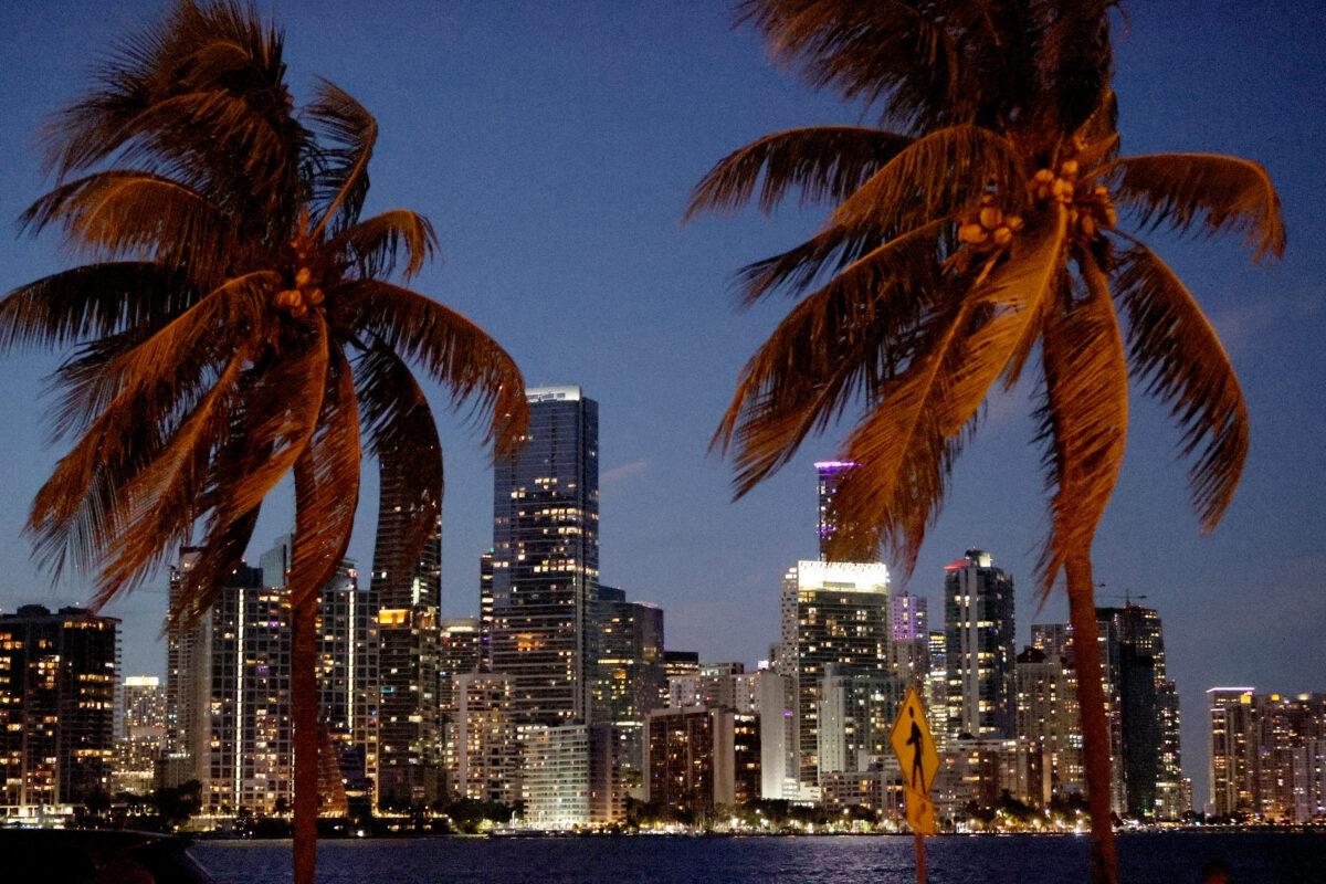  The skyline of Miami on Sept. 29, 2021. (Joe Raedle/Getty Images)