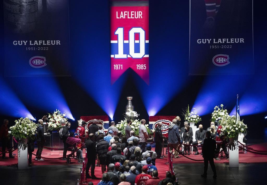 Fans Pay Tribute to Hockey Hall of Famer Guy Lafleur