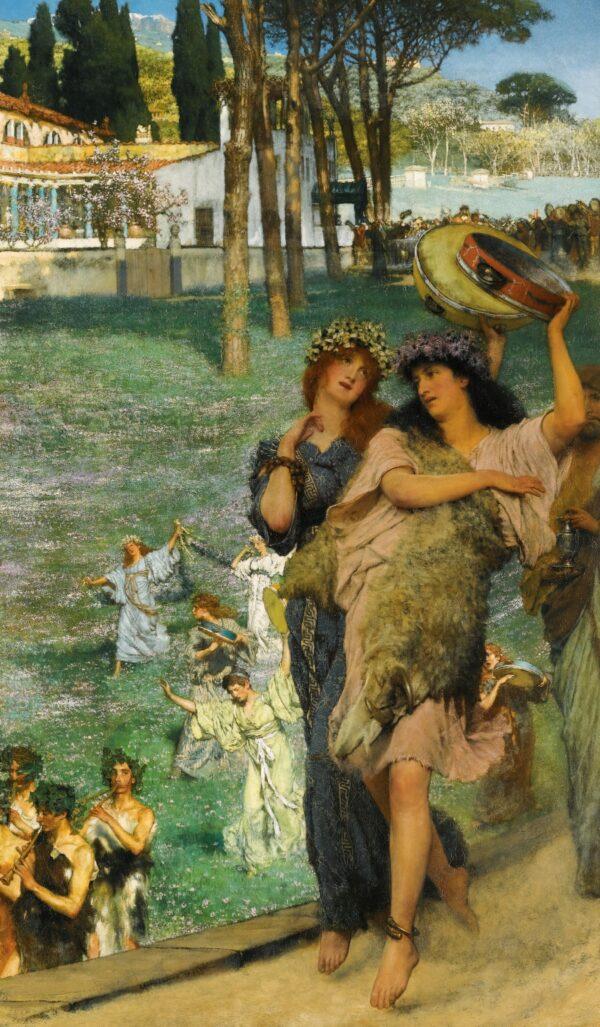 "On the Road to the Temple of Ceres," 1878, by Lawrence Alma-Tadema. Oil on canvas. (Public Domain)