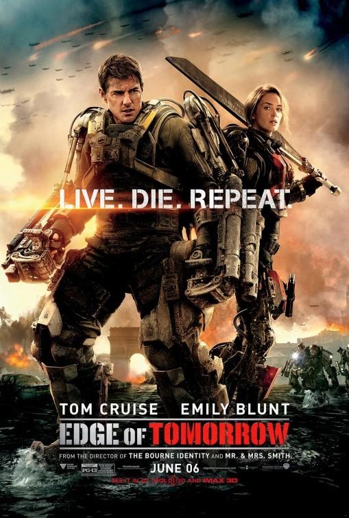 Movie poster for "Edge of Tomorrow." (Warner Bros. Pictures)