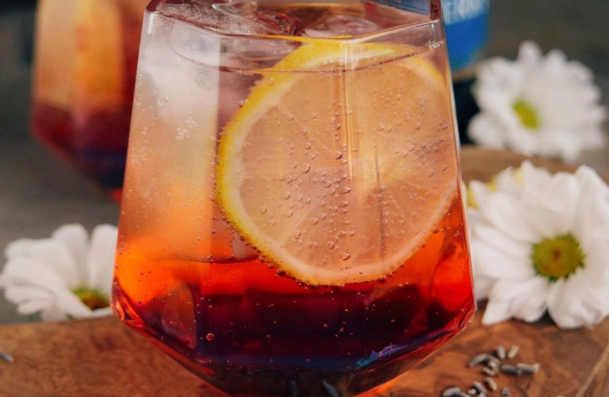 Blackberry and Lavender Spritzer Mocktail