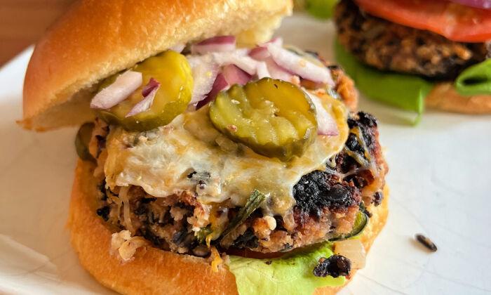 Gretchen’s Table: Really Awesome Black Bean Burgers