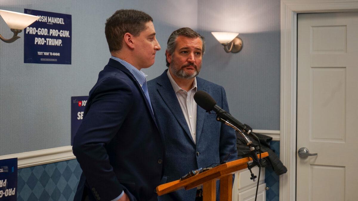 Sen. Ted Cruz spent last weekend stumping for Ohio GOP U.S. Senate candidate Josh Mandel at "Faith and Freedom" rallies in Ohio. (Photo by Everitt Townsend)