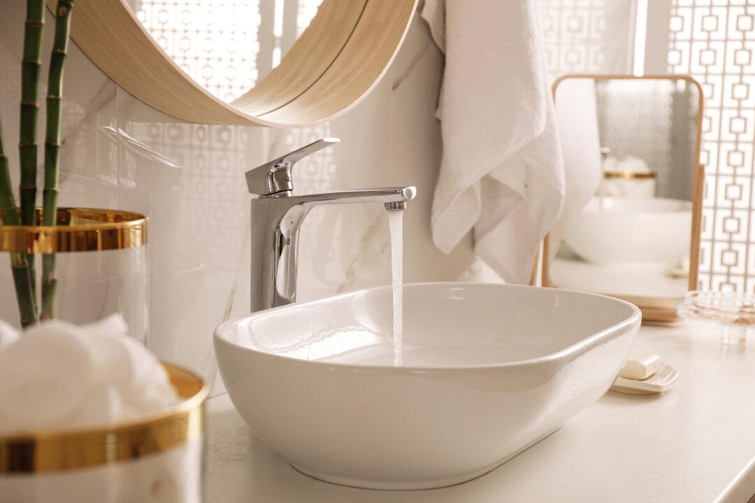 Plumber: Existing Faucet Adds a Decorative Splash in the Bathroom