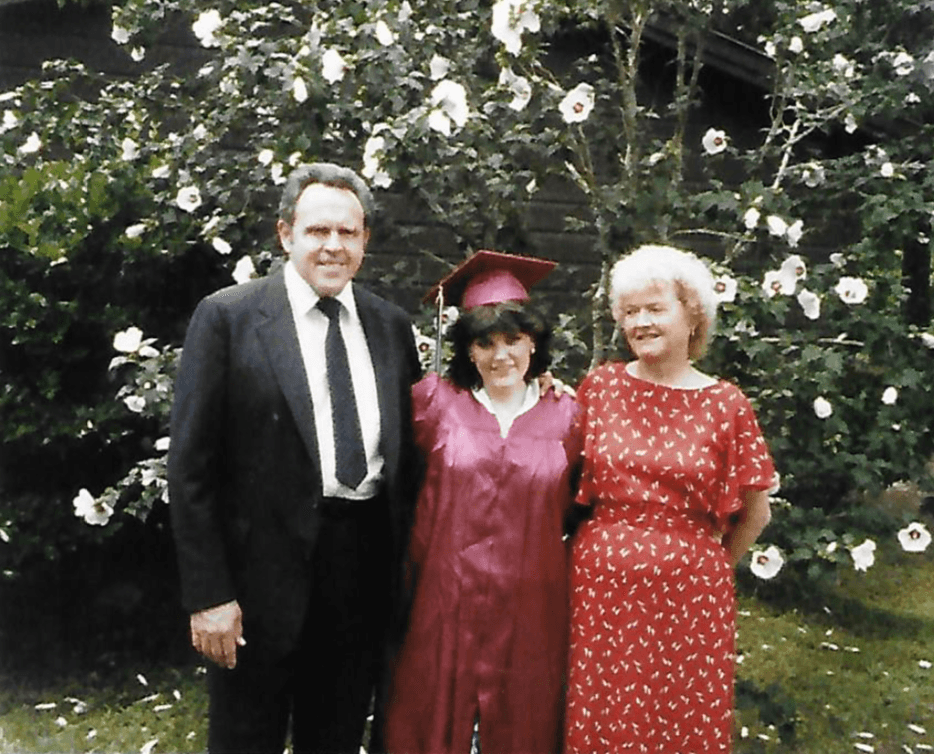 Graduation from high school, 1986. (Courtesy of Dawn Milberger)