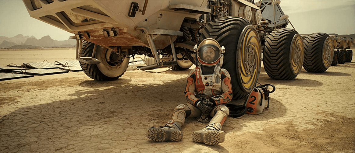 Matt Damon portrays an astronaut who faces seemingly insurmountable odds as he tries to find a way to subsist on a hostile planet, in "The Martian." (Twentieth Century Fox/Twentieth Century Fox Film Corporation)