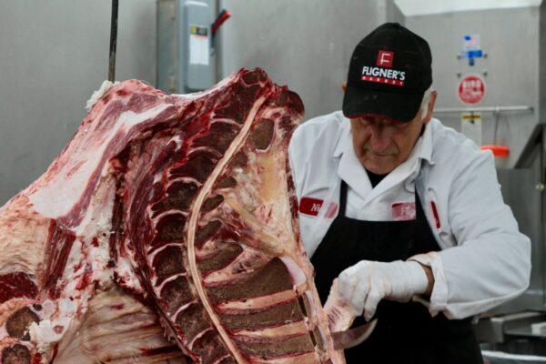 Great Lakes Smoked Meats, a division of Fligner's Market in Lorain, Ohio,  recently received a grant from the Ohio Beef and Poultry Processors Grant Program. Fligner's boasts the longest fresh meat counter in the United States and keeps meat prices down for its customers through exclusively local processing. (Photo courtesy of Fligner's Market)