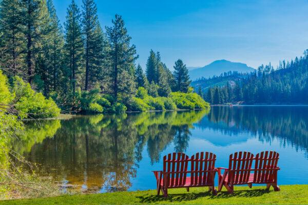 Spring morning at Hume Lake by Kings Canyon National Park in California. (Ron and Patty Thomas/E+/Getty Images)