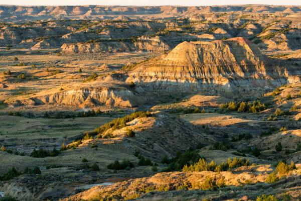 Badlands from the Painted Canyon Overlook in Theodore Roosevelt National Park near Medora, North Dakota. (Nagel Photography/Shutterstock)