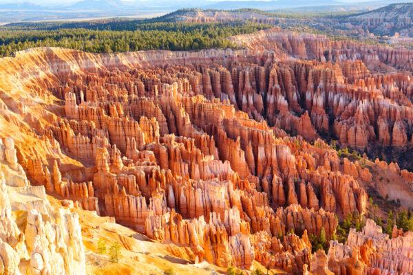 Inspiration Point at sunrise at the Bryce Canyon National Park in Utah.(dibrova/Shutterstock)