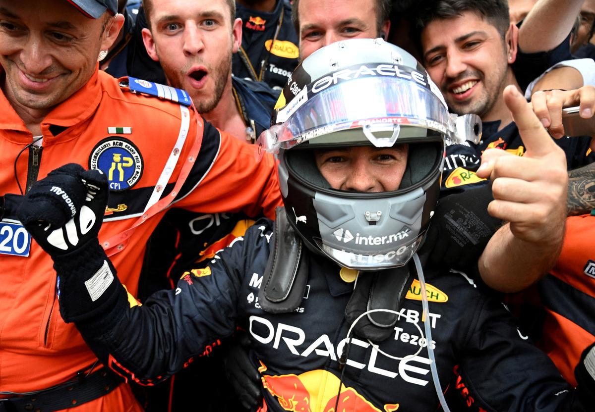 Monaco Winner Perez to Stay With Red Bull Until 2024