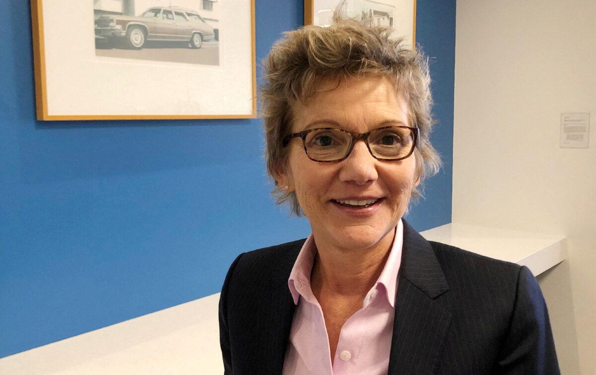 San Francisco Federal Reserve Bank President Mary Daly poses at the bank’s headquarters in San Francisco, on July 16, 2019. (Ann Saphir/Reuters)