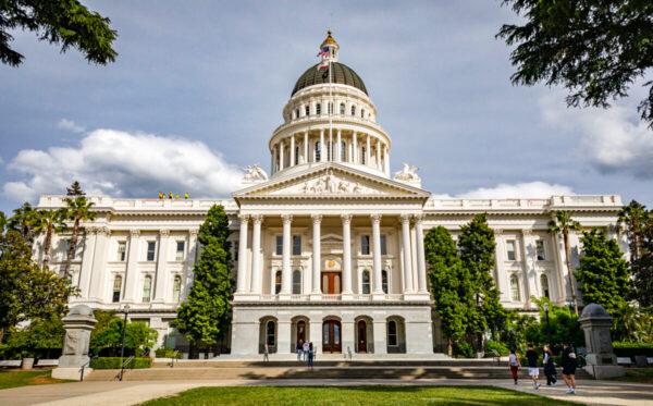 The California State Capitol building in Sacramento on April 18, 2022. (John Fredricks/The Epoch Times)