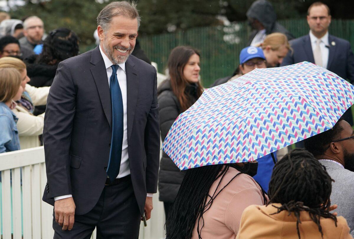 Hunter Biden, son of U.S. President Joe Biden, attends an event at the White House on April 18, 2022. (Mandel Ngan/AFP via Getty Images)