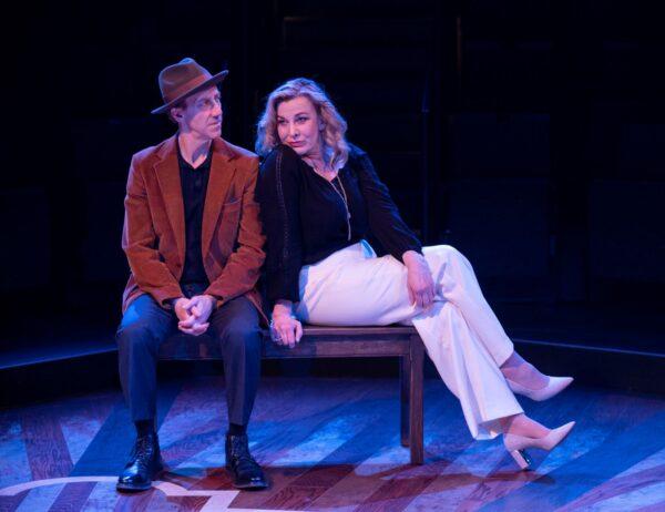 Joey Slotnick as Trigorin and Luisa Strus as Irina in Steppenwolf production of "Seagull." (Michael Brosilow)
