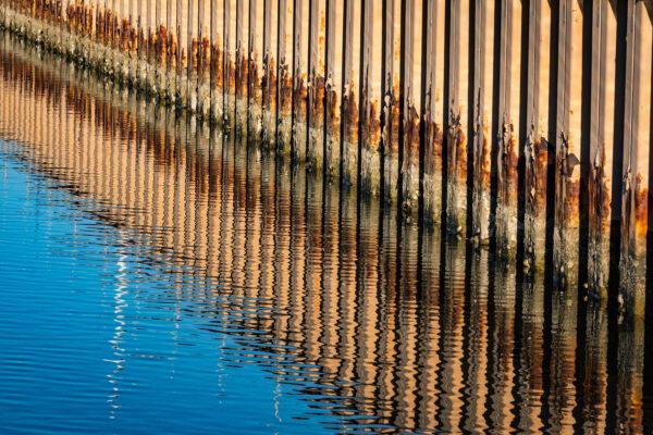 The area of a planned desalination plant in Huntington Beach, Calif., on Aug. 5, 2020. (John Fredricks/The Epoch Times)