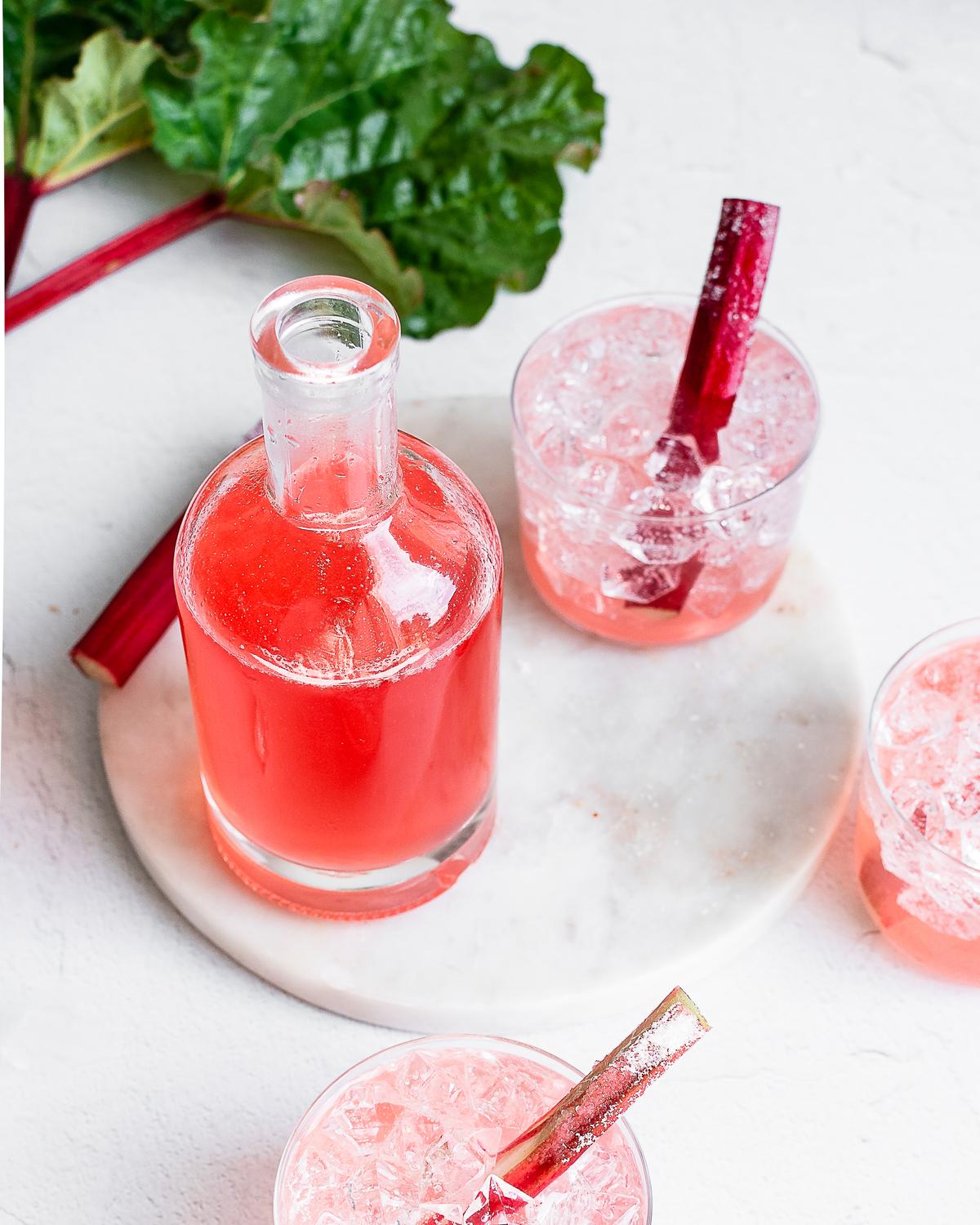 You can make a shrub with just about any fruit, but this pretty pink rhubarb version is a simple way to use up all the rhubarb in your garden. Use bright red rhubarb, diced small, and white wine vinegar; mint, cardamom, and ginger are all nice additions. (Jennifer McGruther)