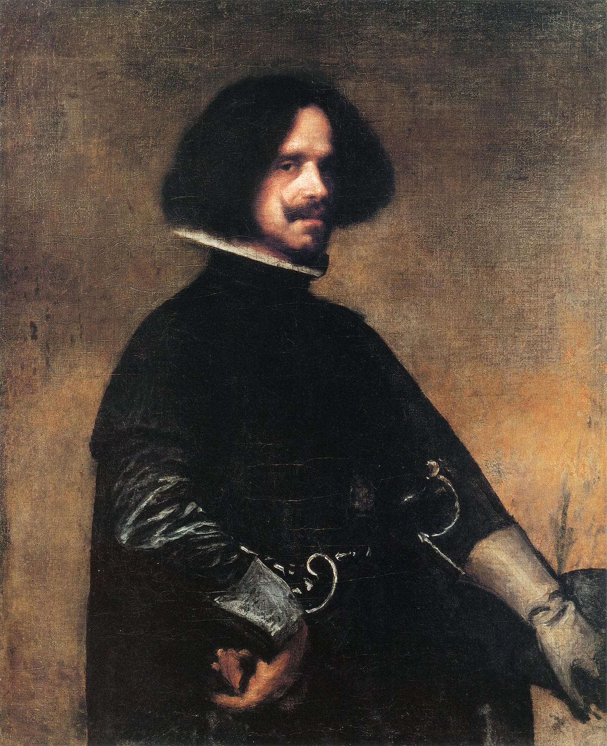 “Self Portrait,” 1645, by Diego Velázquez. Oil on canvas: 40.74 inches by 32.48 inches. Galleria degli Uffizi, Florence. (PD-US)