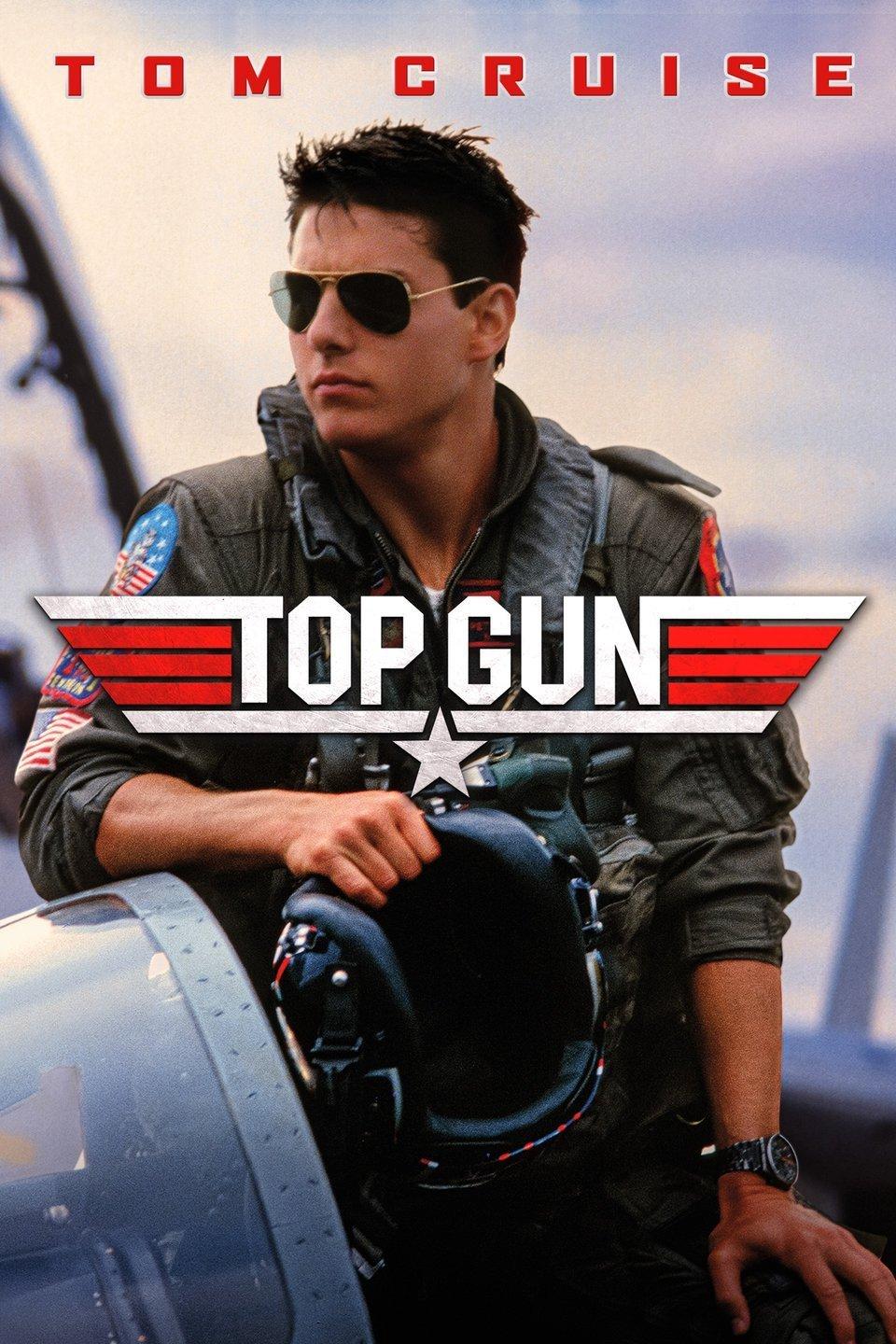 Movie poster for "Top Gun."