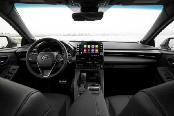 The interior with Softex Ultrasuede. (Courtesy of Toyota)