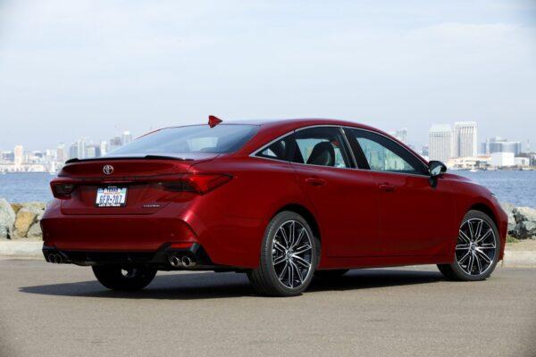 Looking from the back. (Courtesy of Toyota)