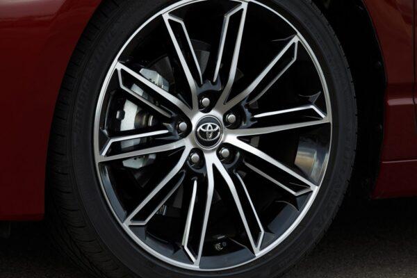 19-inch alloy wheels. (Courtesy of Toyota)