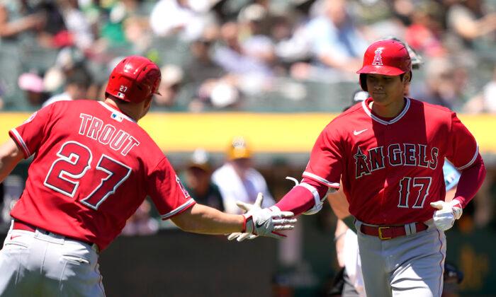 Angels Win 4–1 Against A’s as Pitcher Sandoval Battles and Ohtani Hits 8th Homer