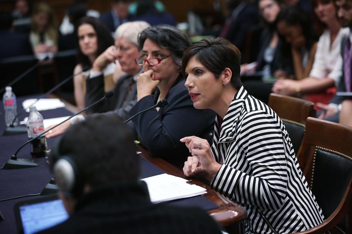 Pro-life activist Melissa Ohden testifies during a hearing before House Judiciary Committee on Sept. 9, 2015, on Capitol Hill in Washington, DC. (Alex Wong/Getty Images)