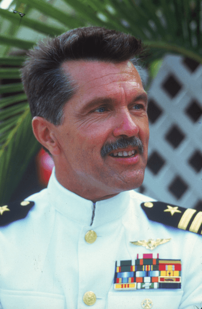 Mike "Viper" Metcalfe, Navy brass and flight instructor in "Top Gun: Maverick." (Paramount Pictures)