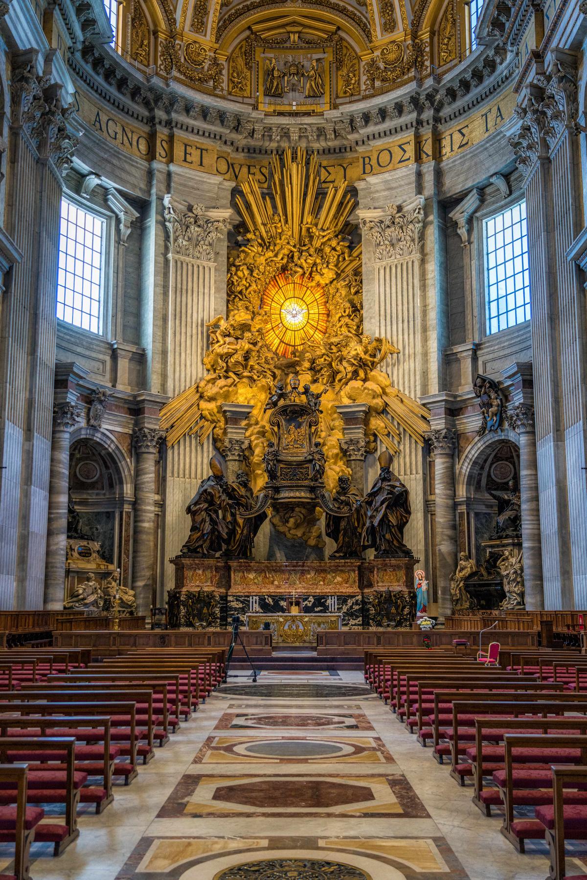 "Chair of Saint Peter" by Gian Lorenzo Bernini. (essevu/Shutterstock)