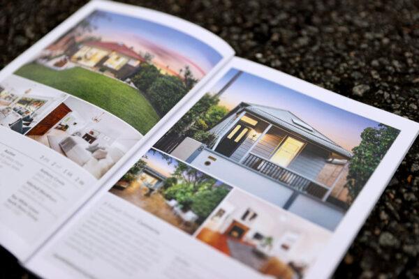 Property market booklets are seen displaying properties for sale in the Lower North Shore in Sydney, Australia, on May 5, 2022. (Brendon Thorne/Getty Images)
