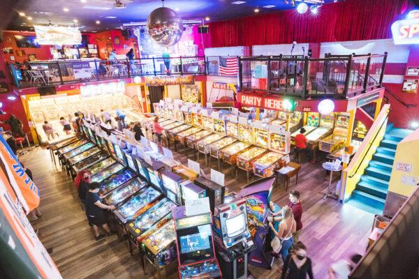 The Silverball Museum, a retro arcade with 88 classic pinball machines and other classic arcade games. (Silverball Museum)