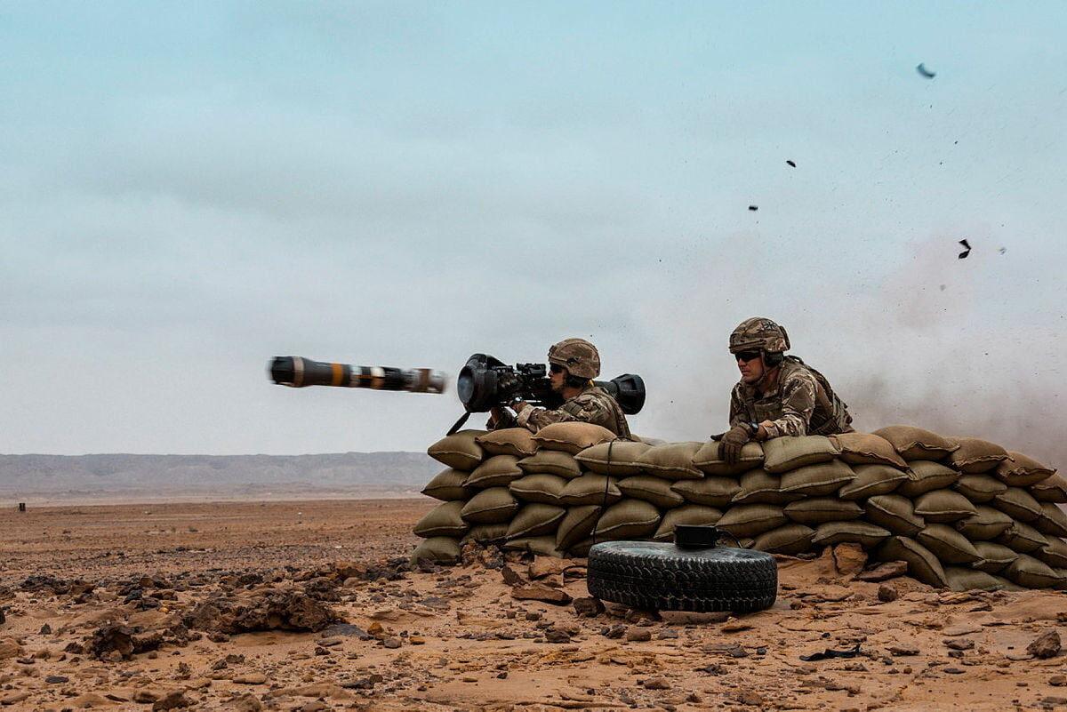Equipment provided to Ukraine already includes NLAW anti-tank missiles (UK MoD Crown copyright/PA)