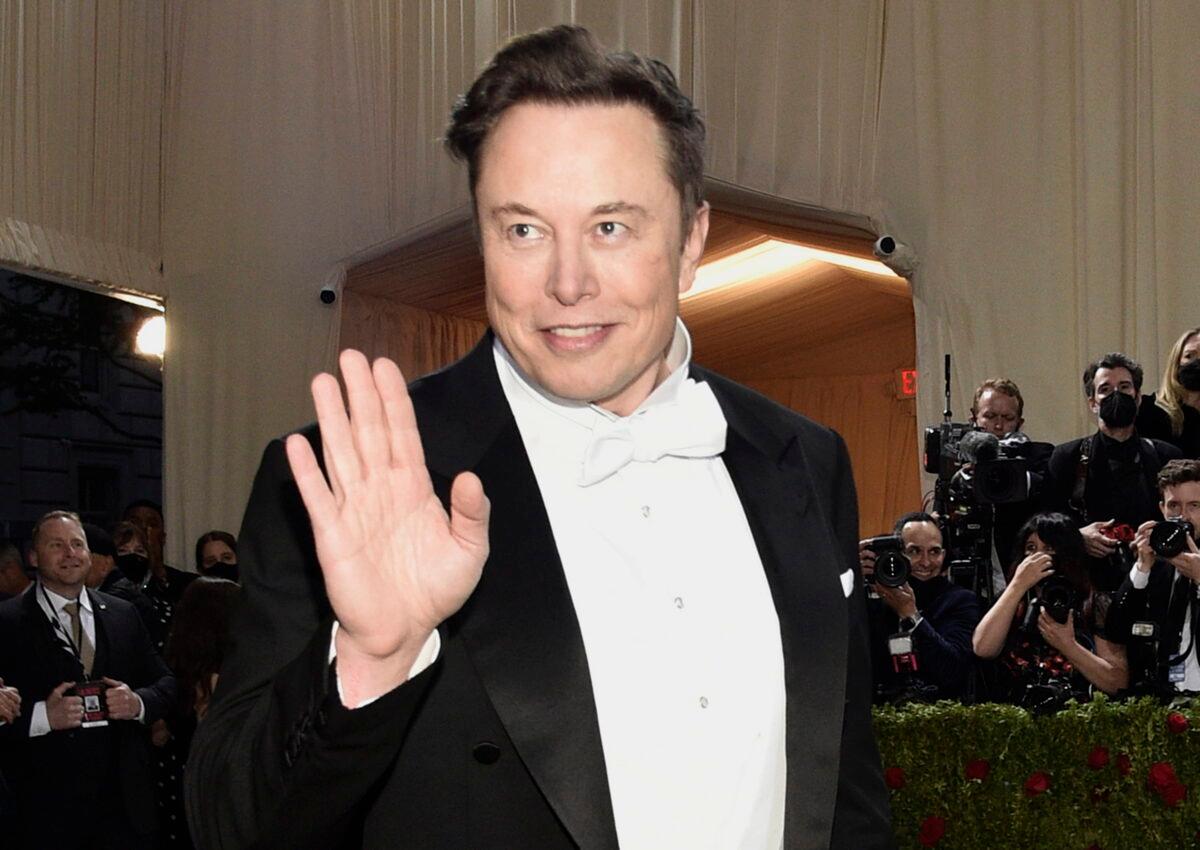 Elon Musk attends an event in New York, on May 2, 2022. (Evan Agostini/Invision/AP)